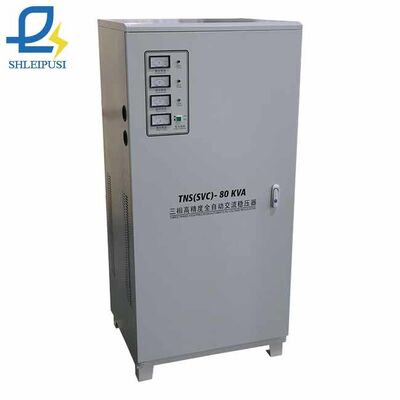 80KVA 3 Phase Voltage Regulator/Stabilizer 50Hz 60Hz Servo Type Voltage Stabilizers