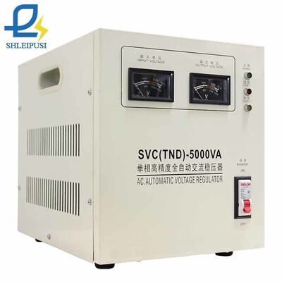Single Phase Servo Voltage Regulator 5000W AC Voltage Stabilizer 220V