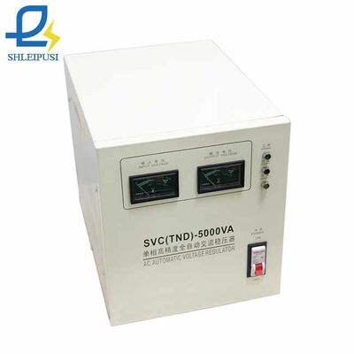 Single Phase Servo Voltage Regulator 5000W AC Voltage Stabilizer 220V