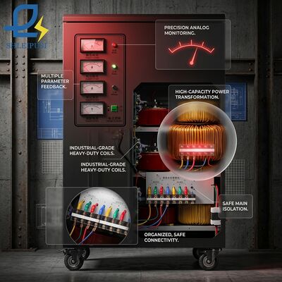 Industrial Grade 415V 120KVA Servo Type 3 Phase Automatic Voltage Regulator Stabilizer