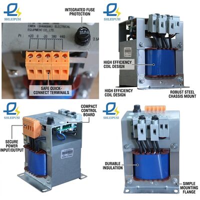 Compact Precision BK-300VA 220V-24V Single Phase Control Transformer Dry Type Step Down