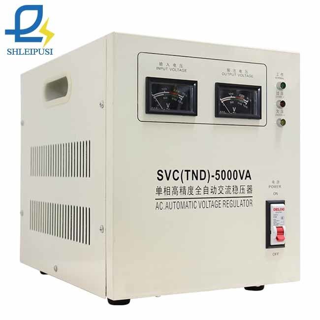 Single Phase Servo Voltage Regulator 5000W AC Voltage Stabilizer 220V
