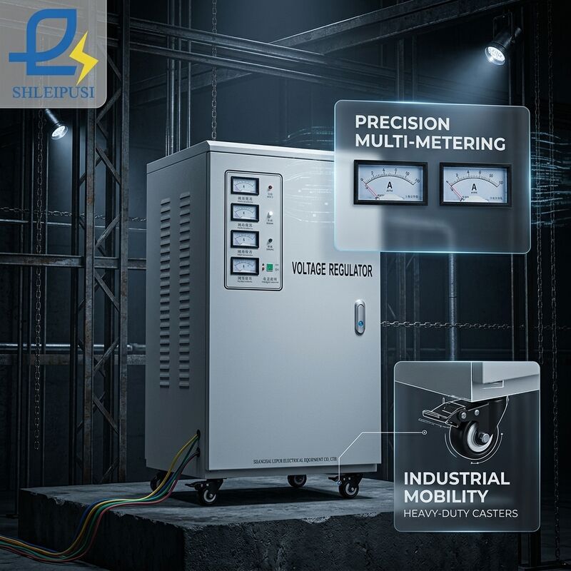 High Precision 415V 150KVA Servo Type 3 Phase Automatic Voltage Regulator AVR Stabilizer